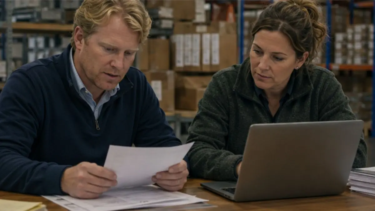 Field-services documentation review – editorial image for “Sales-of-Goods Claims and a Debt Collection Agency for Small Business in California”.