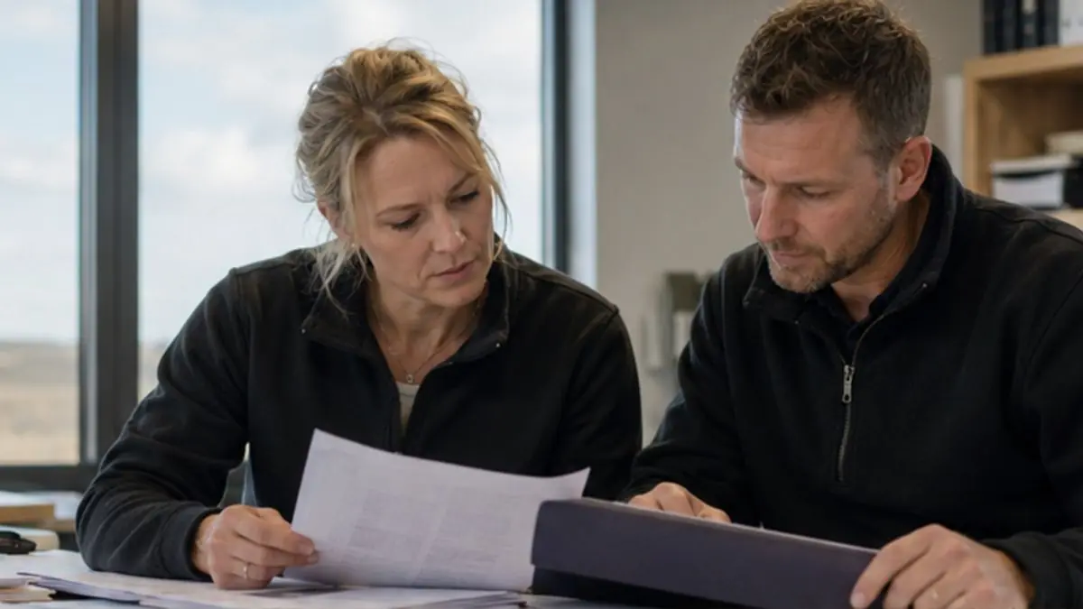 Contract evidence discussion – editorial image for “Reporting Standards for a California Collection Agency for Small Business”.