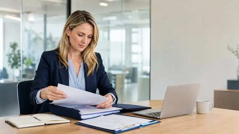 Manufacturing finance desk – editorial image for “What Collection Agency Services Should Include for California B2B Claims”.