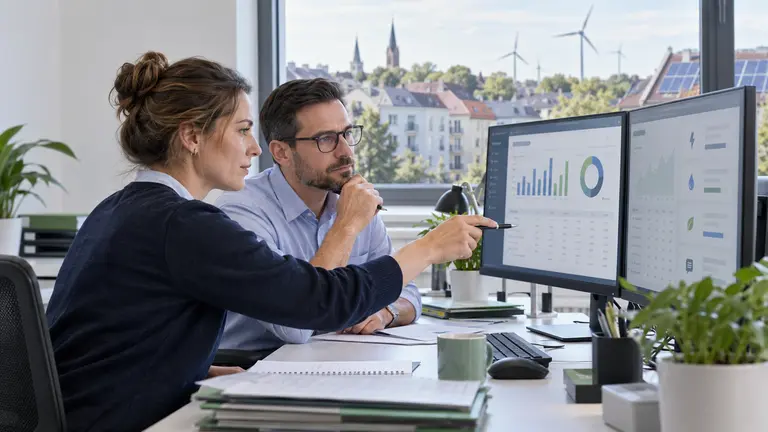 Energieversorger & Stadtwerke: Prüfung einer offenen Forderung anhand von Rechnung und Nachweisen – Symbolbild zum Beitrag „Energieabrechnung bleibt offen: Massenforderungen, Teilzahlungen und Kundendaten sicher bearbeiten“.
