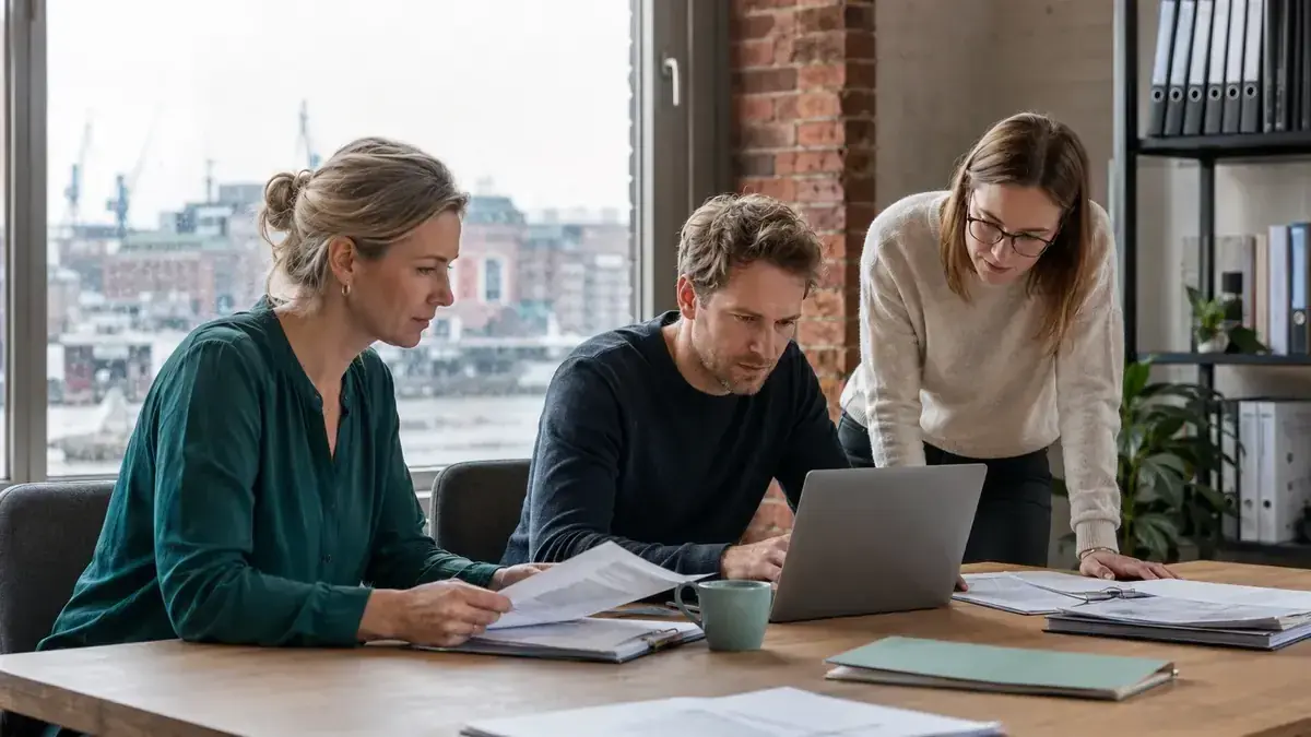 digitale Rechnungserfassung an einem Laptop mit Cloud- und Abrechnungssymbol – Symbolbild zum Beitrag „Inkasso für SaaS- und Abomodell-Anbieter: Wiederkehrende Außenstände reduzieren“.