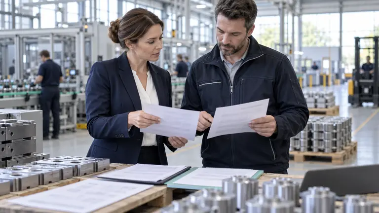 Industrieunternehmen: Prüfung einer offenen Forderung anhand von Rechnung und Nachweisen – Symbolbild zum Beitrag „Lieferung erfolgt, Zahlung bleibt aus: Forderungsmanagement für Industrieunternehmen“.