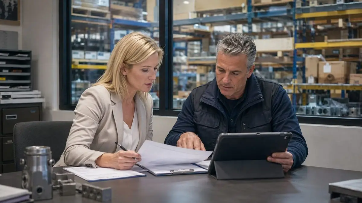 Logistics receivables review – editorial image for “Contract Timing Before a New York External Debt Collection Agency Handoff”.