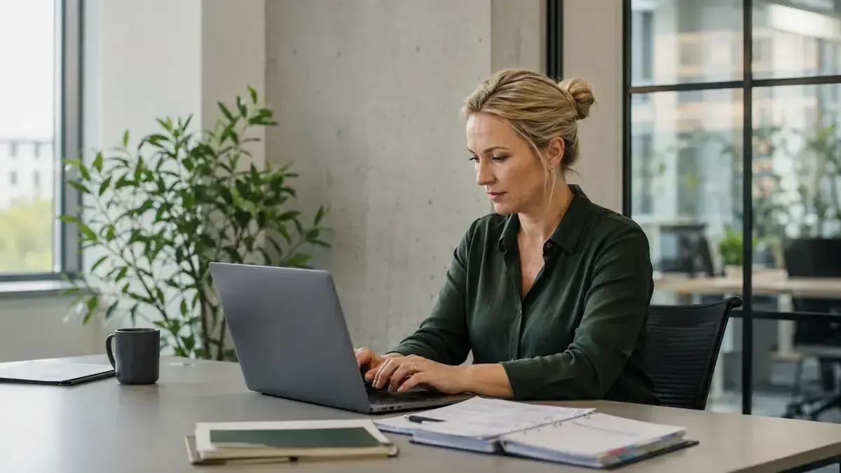 digitale Rechnungserfassung an einem Laptop mit Cloud- und Abrechnungssymbol – Symbolbild zum Beitrag „Rechnung wird nicht bezahlt bei einem Abo oder SaaS-Vertrag: Laufzeit und Kündigung prüfen“.