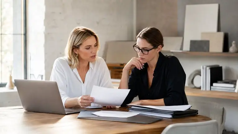 Warehouse receivables meeting – editorial image for “California Commercial Collection FAQ for 3rd-Party Search Variants”.