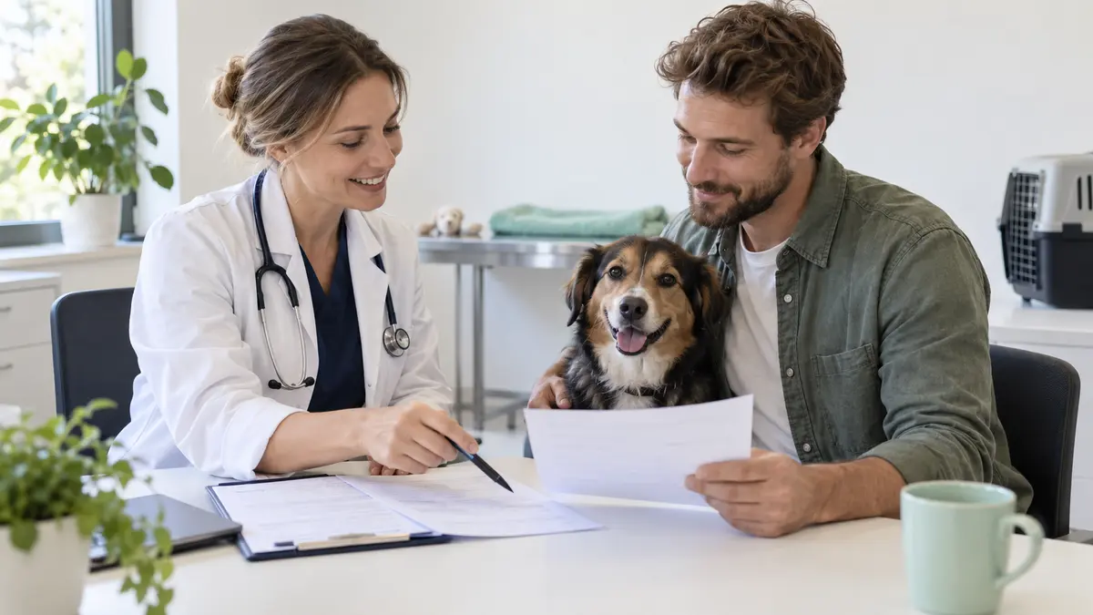 Tierarztpraxen & Tierkliniken: Prüfung einer offenen Forderung anhand von Rechnung und Nachweisen – Symbolbild zum Beitrag „Tierarztrechnung bleibt offen: So sichern Praxen und Tierkliniken ihre Forderung“.